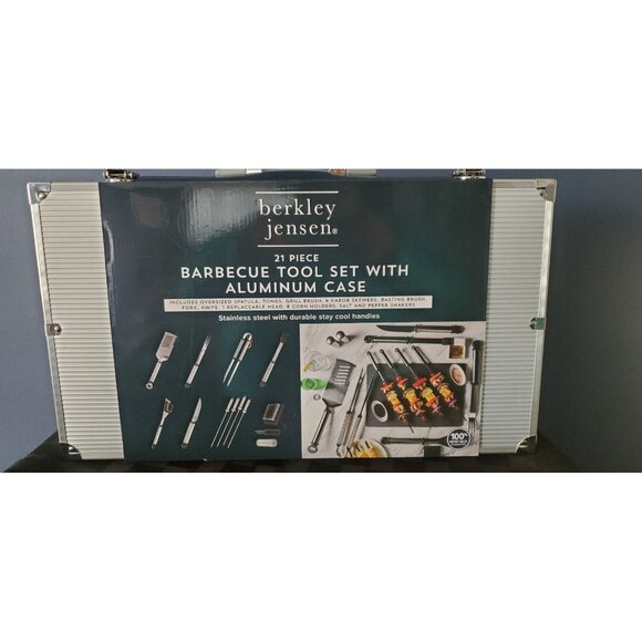Other - Barbecue Tool Set with Aluminum Case